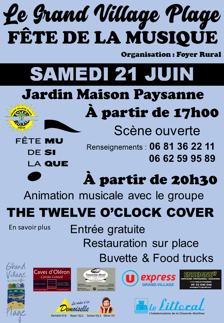 Affiche fête de la musique 2025
