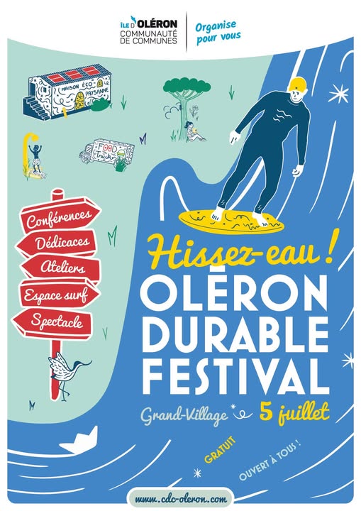 Affiche Oléron Durable Festival