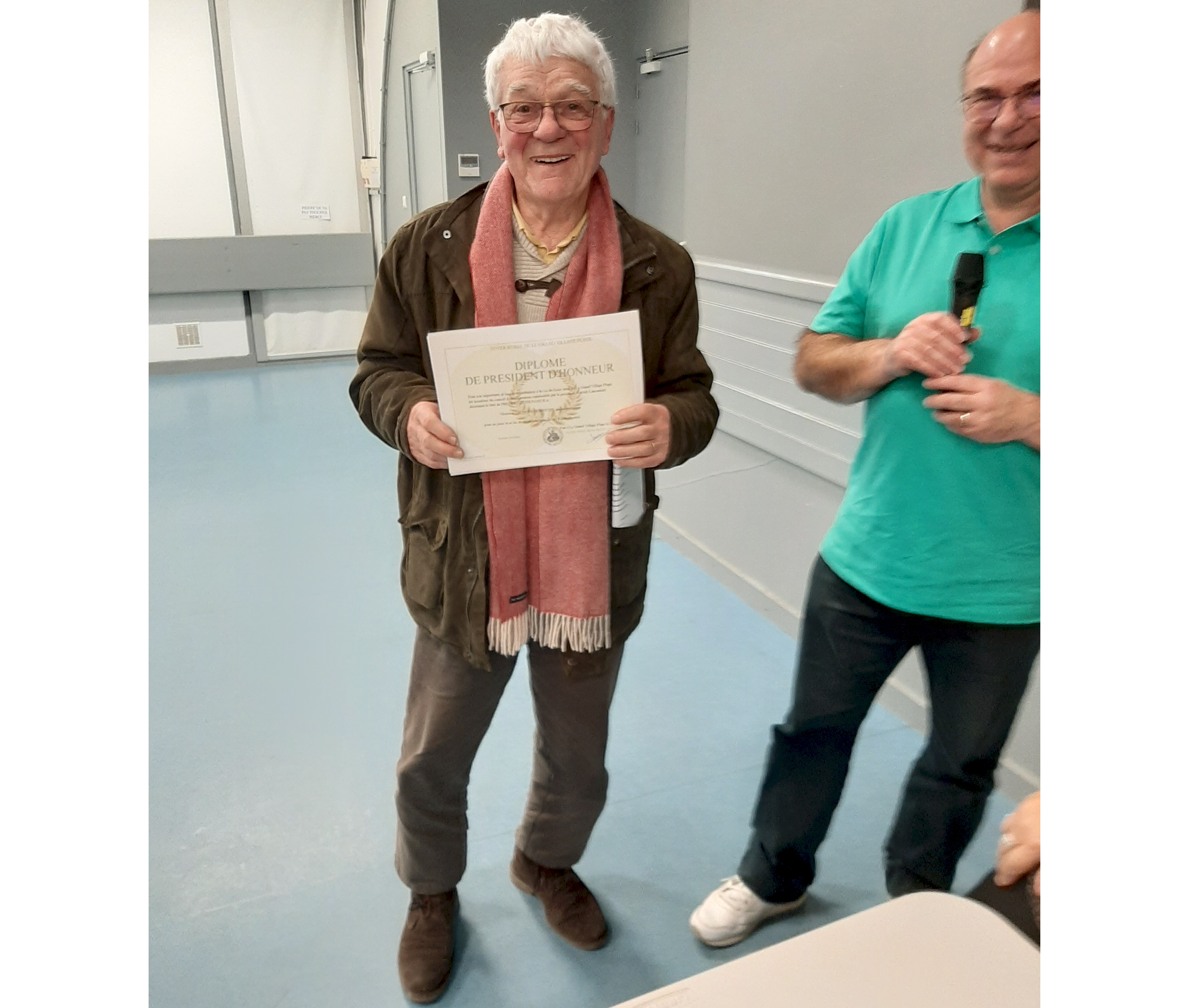 Photo remise diplôme Jacques