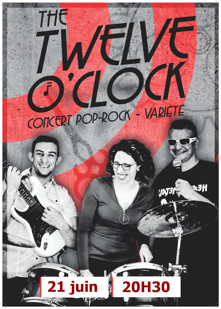 Affiche the twelve o'clock twelve 21 juin