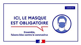 Prolongation ici le masque est obligatoire