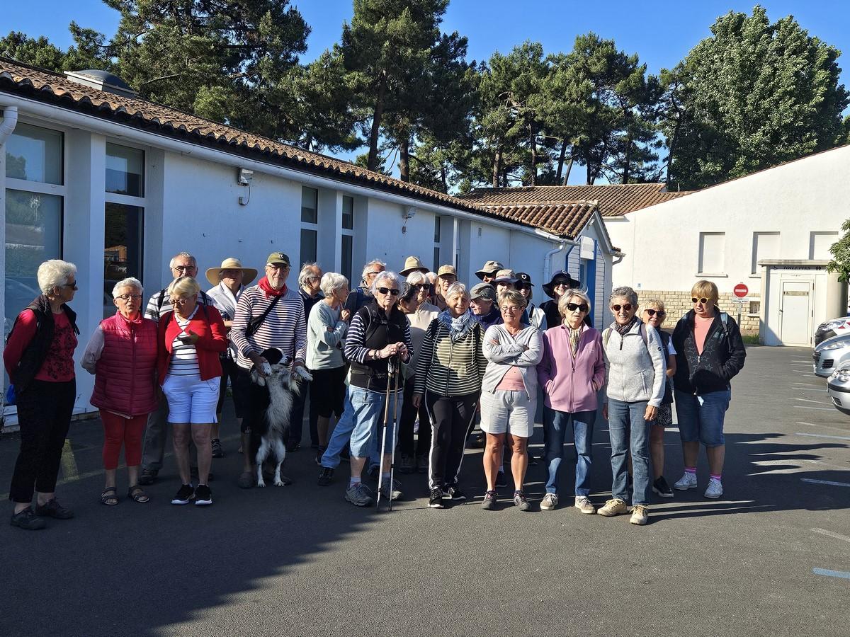 Le soleil présent pour le départ des 2 groupes...