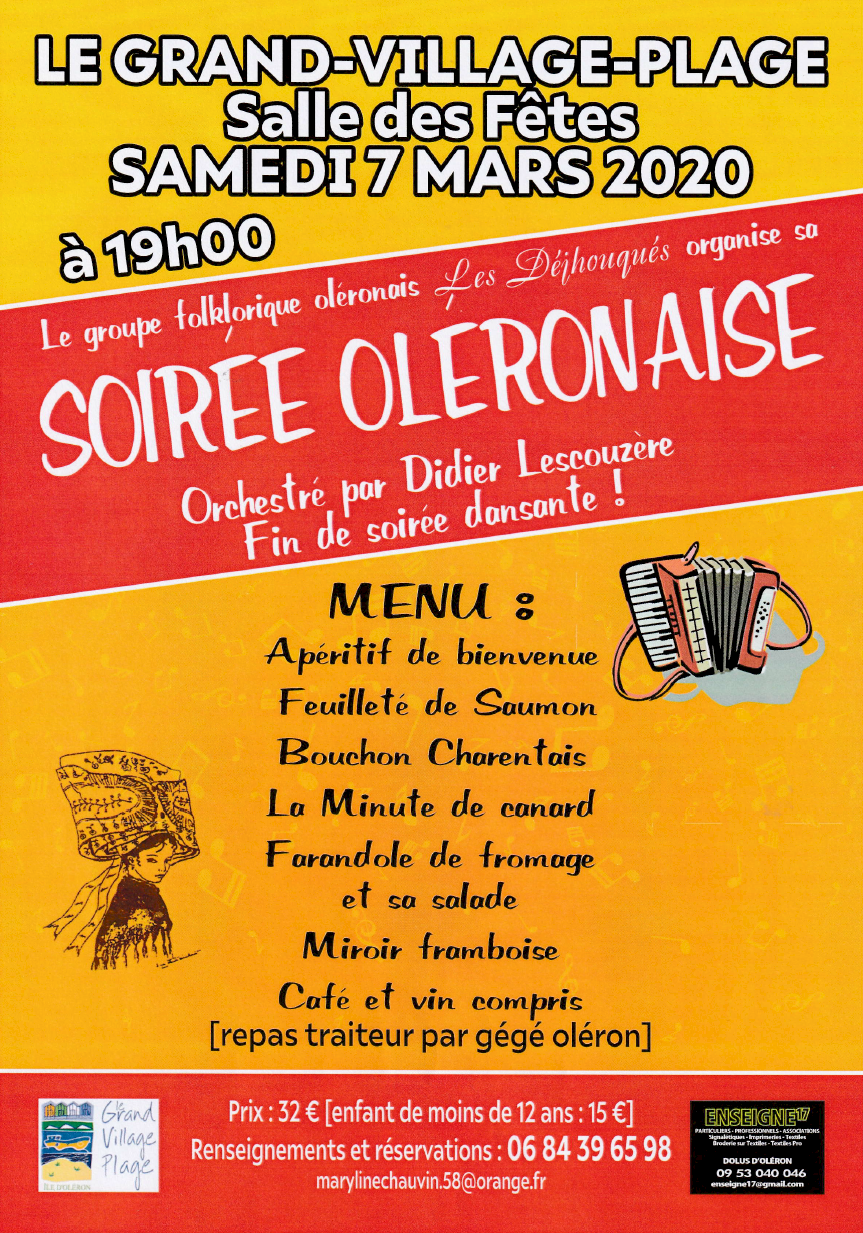 Affiche repas Dejhouqués