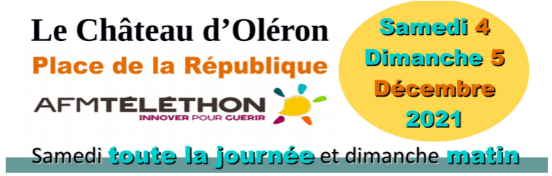 Image animations Téléthon Le Château d'Oléron