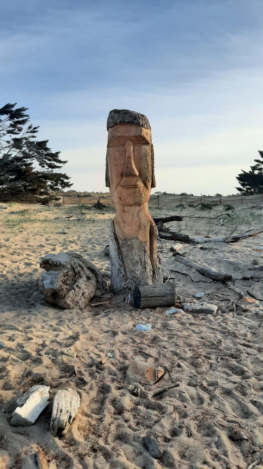 Le totem de la plage le 15