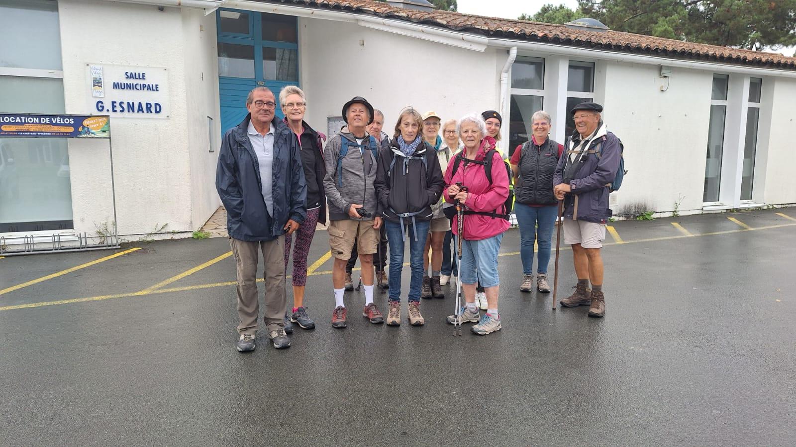 Le 12 septembre, départ sous la puie...