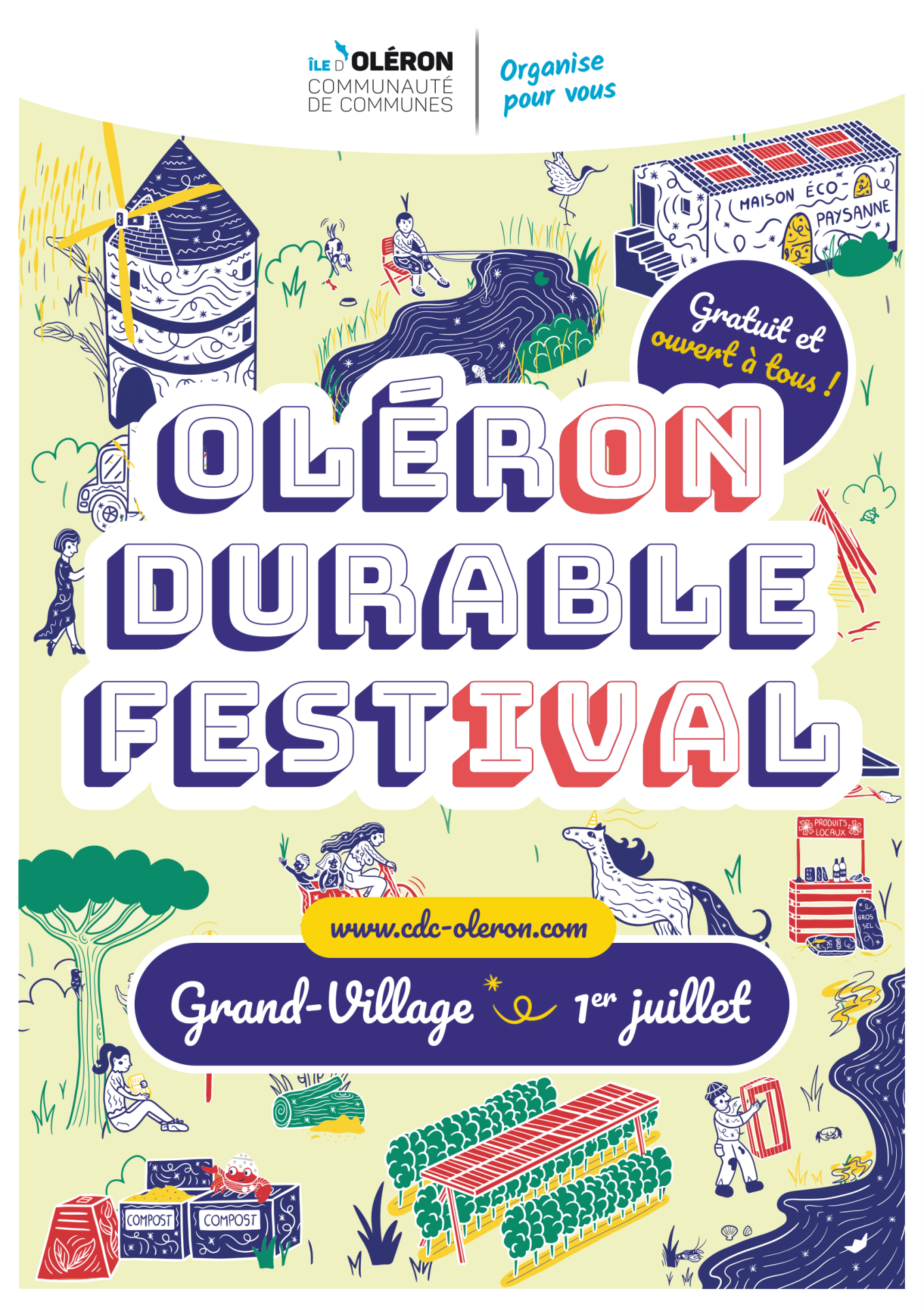 Affiche Oléron Durable 2023