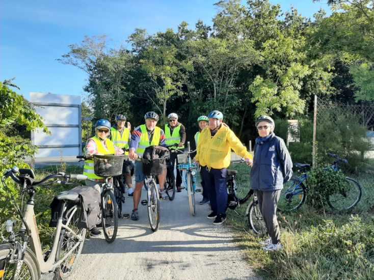 Première sortie de l'activité vélo détente
