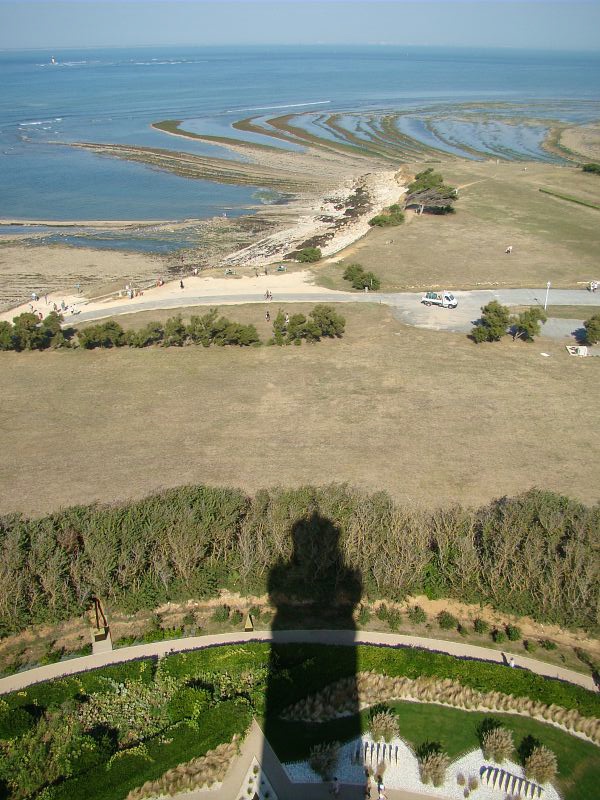 Saint denis d oleron vue du haut du phare de chassiron cmt17 e coeffe